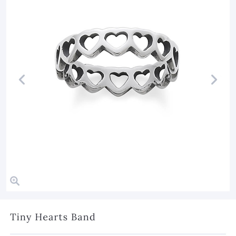 James Avery Tiny Hearts Ring